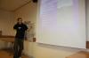 Chris delivers the talks.