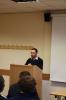 Adam gives his opening speech.