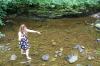 Nicola paddling.