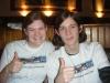Nicola and William sporting their London t-shirts.