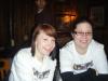 Jenny and Emma sporting their London t-shirts.